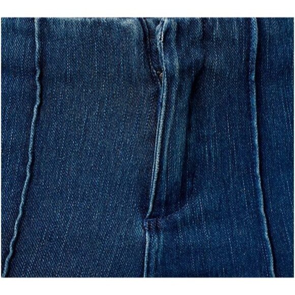 Belle by Kim Gravel Reg Flexibelle Seamed Baby Boot Cut Jean Black Women Plus 26 - Picture 7 of 7